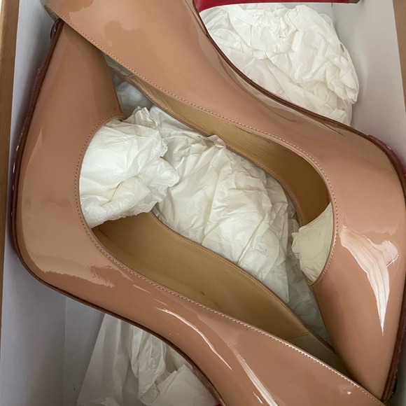 Worn once brought from Nordstrom sole protection added on heel toe n shoe - Picture 8 of 10